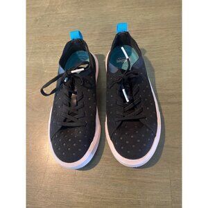 Native Kids Black Polka Dot Jefferson Shoes C13 Lightweight Casual Sneakers With